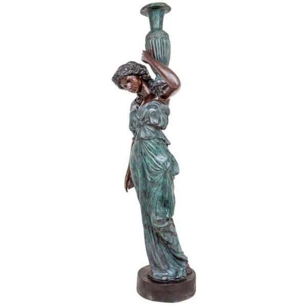 Dione Greek Water Bearer Goddess Bronze Garden Statue Hebe Roman